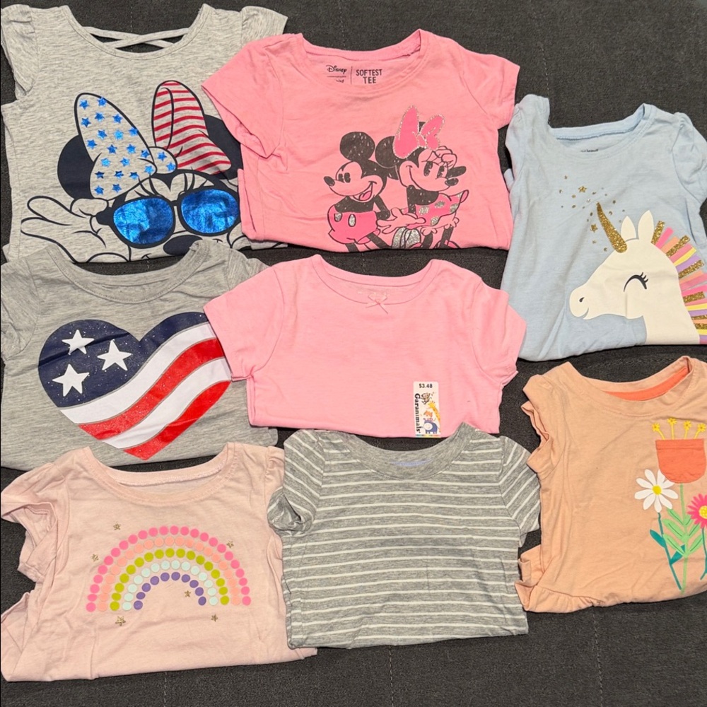 Baby T-Shirts With Various Designs-Set of 8